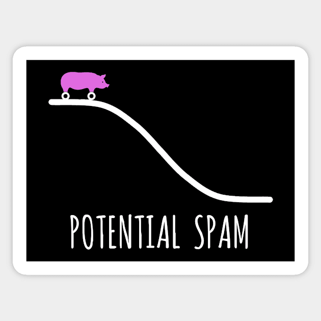 Potential Spam Sticker by JohnnyBoyOutfitters